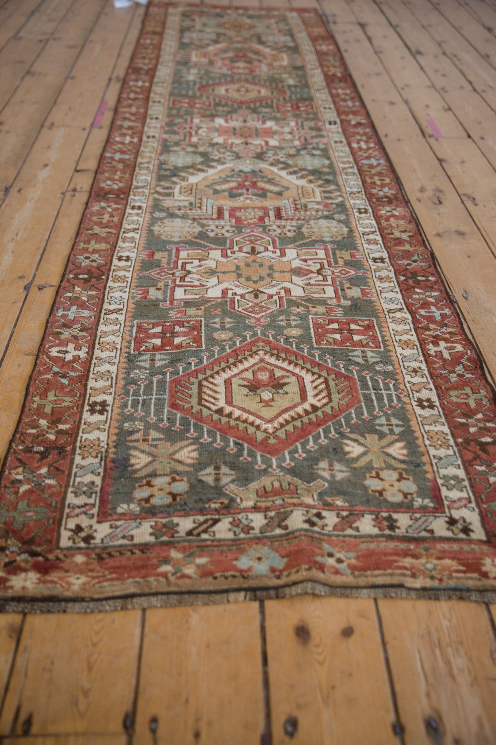 2.5x10 Vintage Fragment Northwest Persian Rug Runner / ONH item ct001519