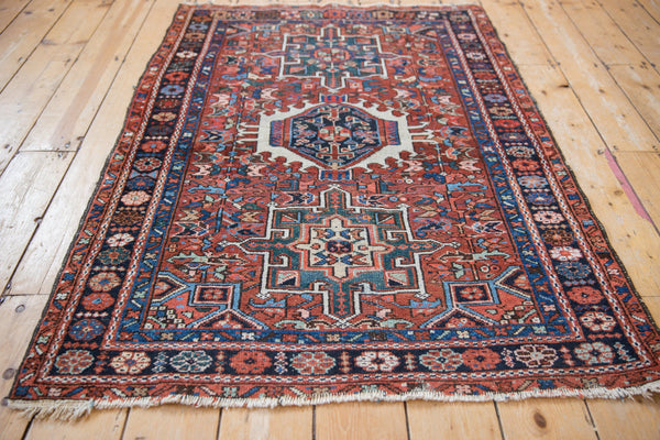 3.5x4.5 Vintage Karaja Square Rug // ONH Item ct001521 Image 3