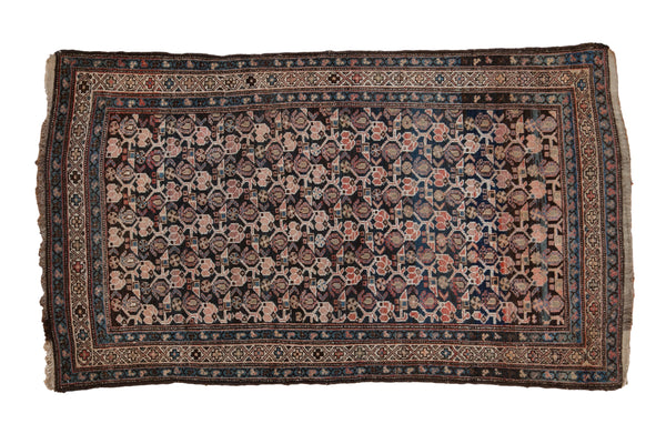 3.5x6.5 Vintage Kurdish Rug // ONH Item ct001522