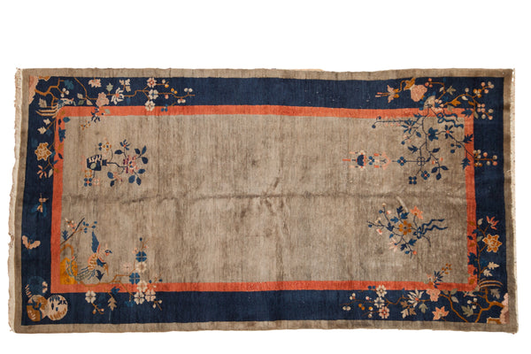 5x9.5 Antique Art Deco Carpet // ONH Item ct001530