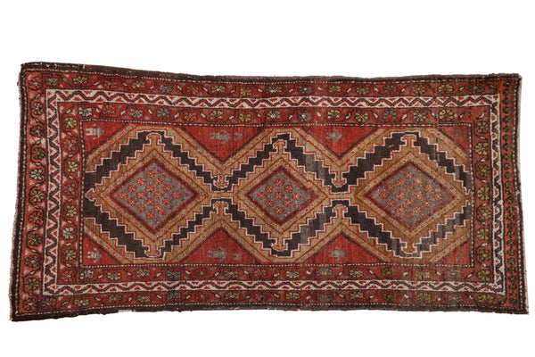 3.5x6.5 Vintage Hamadan Rug // ONH Item ct001538