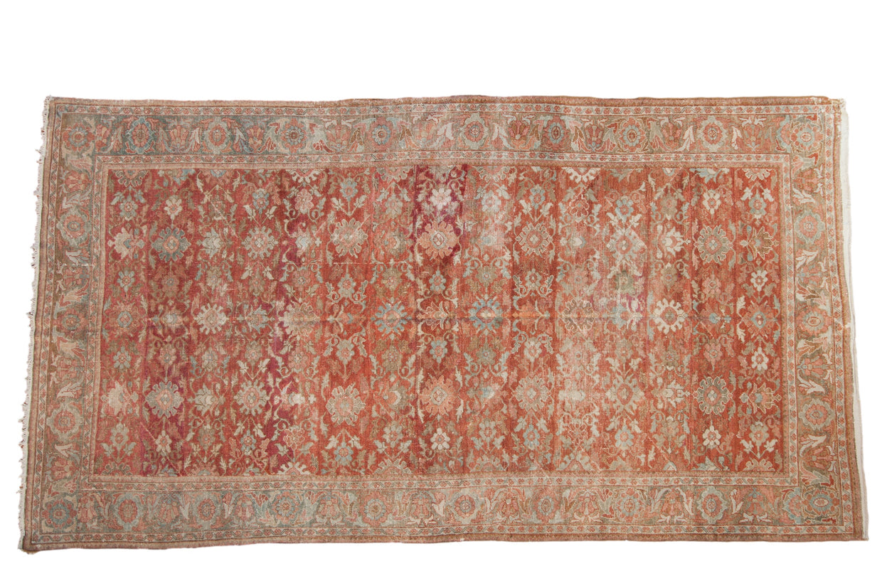 5.5x10 Vintage Distressed Mahal Carpet // ONH Item ct001548