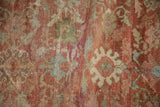 Even wear on a distressed Mahal carpet reveals the low pile and underlying foundation.