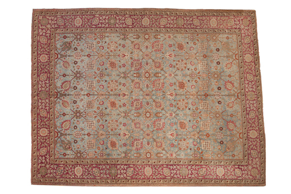 8.5x11 Antique Distressed Yezd Carpet // ONH Item ct001549