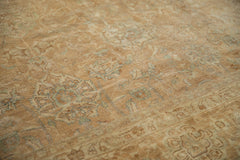 9x10 Vintage Distressed Fragment Gold Wash Tabriz Square Carpet // ONH Item ct001550 Image 3