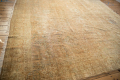 9x10 Vintage Distressed Fragment Gold Wash Tabriz Square Carpet // ONH Item ct001550 Image 5