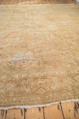 9x10 Vintage Distressed Fragment Gold Wash Tabriz Square Carpet // ONH Item ct001550 Image 8