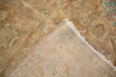 9x10 Vintage Distressed Fragment Gold Wash Tabriz Square Carpet // ONH Item ct001550 Image 11