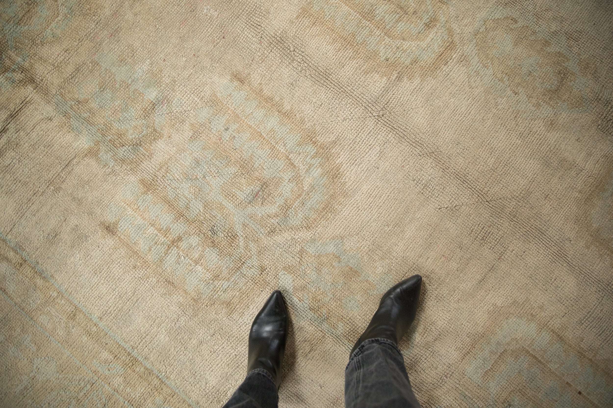 9.5x11 Vintage Distressed Oushak Carpet // ONH Item ct001551 Image 1