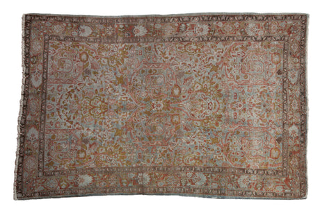 4x6.5 Vintage Distressed Sarouk Rug // ONH Item ct001555