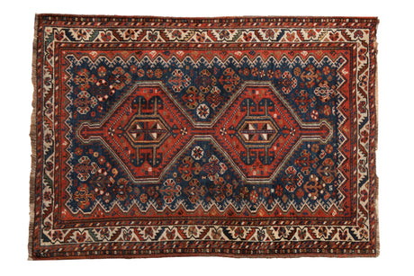 3.5x5.5 Antique Afshar Rug // ONH Item ct001560