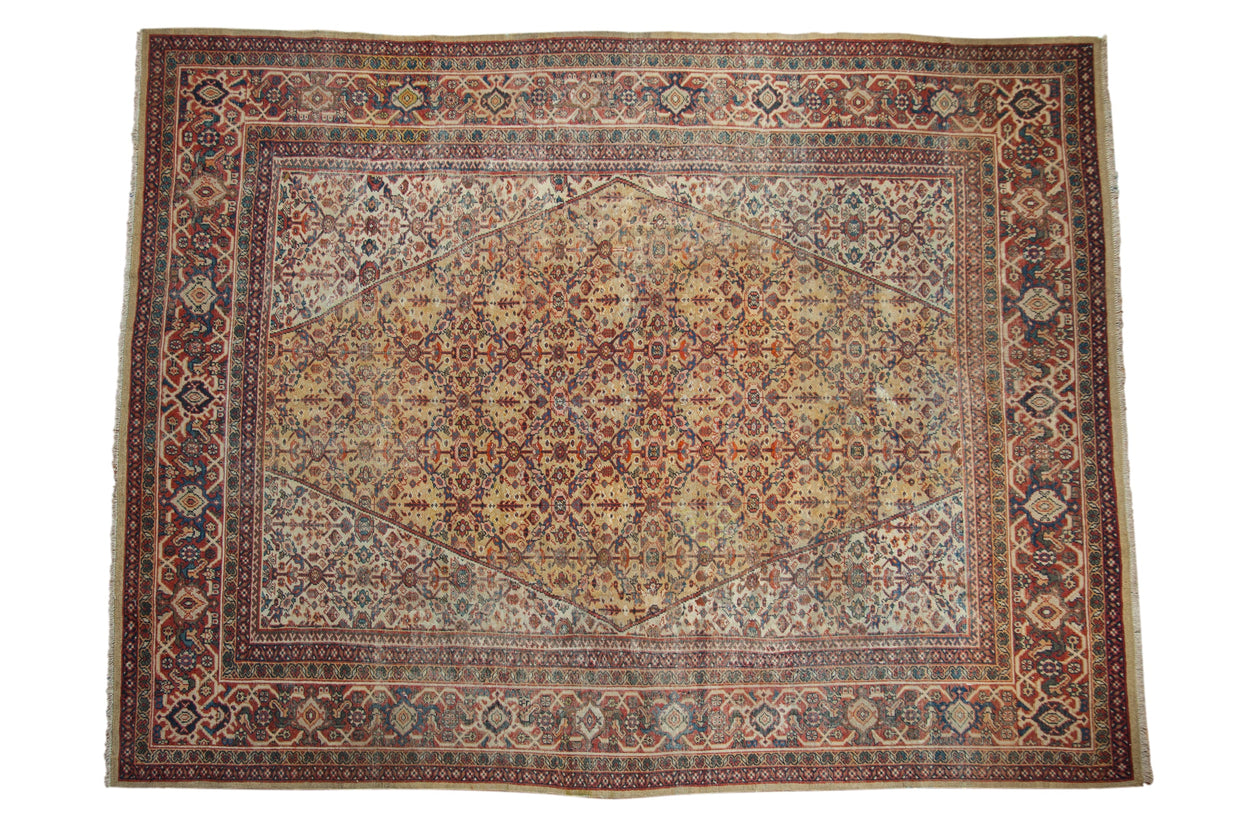 9.5x12.5 Vintage Mahal Carpet // ONH Item ct001565