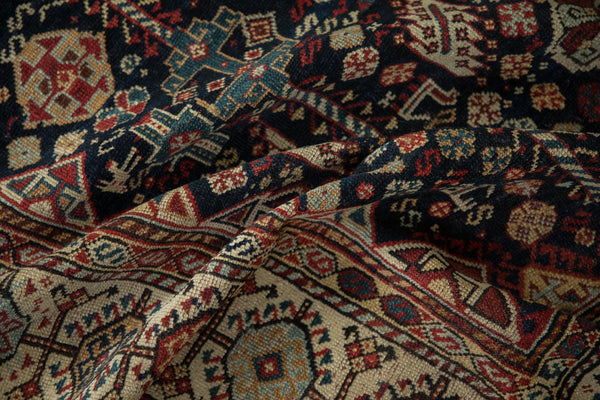 Antique Fine Qashqai Carpet // ONH Item: ct001573, Image 7