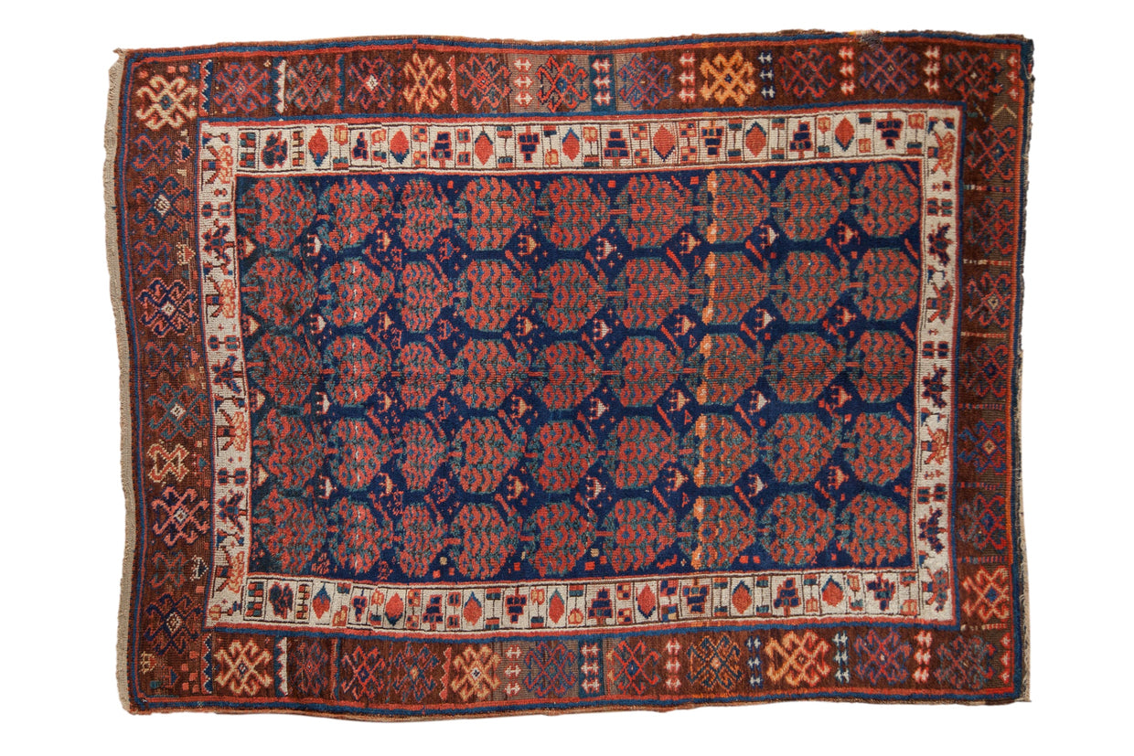 5x7 Antique Kurdish Rug