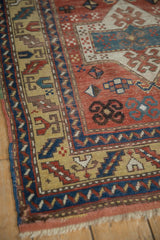 3x4 Antique Kazak Square Rug
