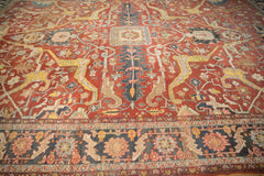 11.5x16.5 Antique Heriz Carpet