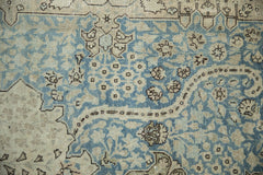 9x12.5 Vintage Distressed Tabriz Carpet