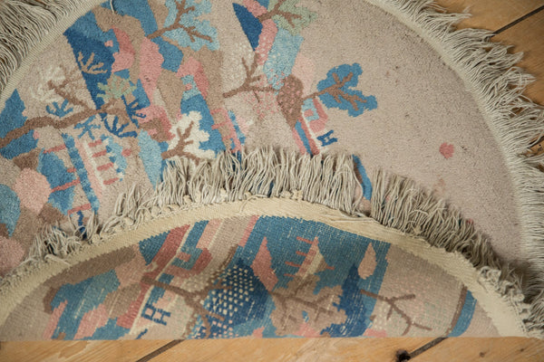 Vintage Art Deco Round Rug Mat // ONH Item: ct001605, Image 7