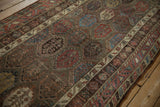 Soft, high-luster wool pile with detailed boteh patterns on a late 19th-century Persian runner.