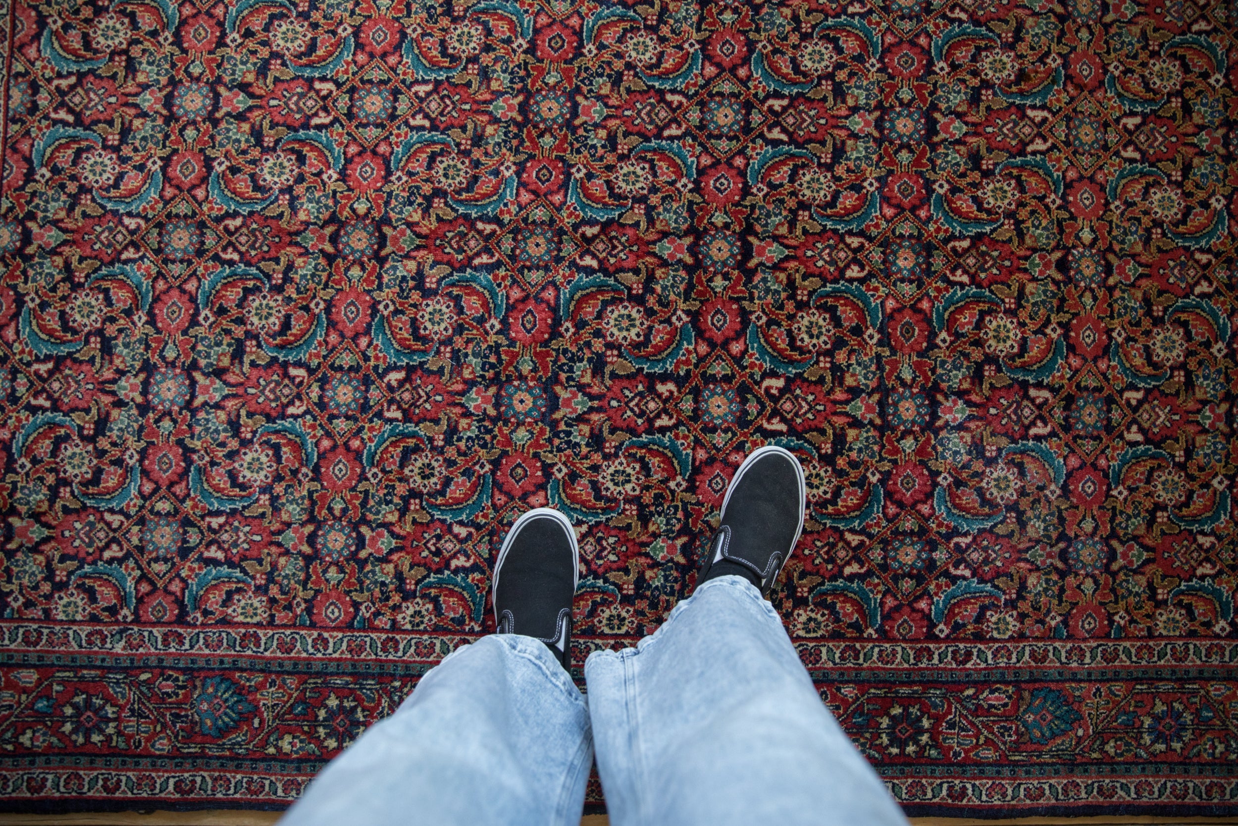 Vintage Sarouk Rug // ONH Item: ct001614, Image 1