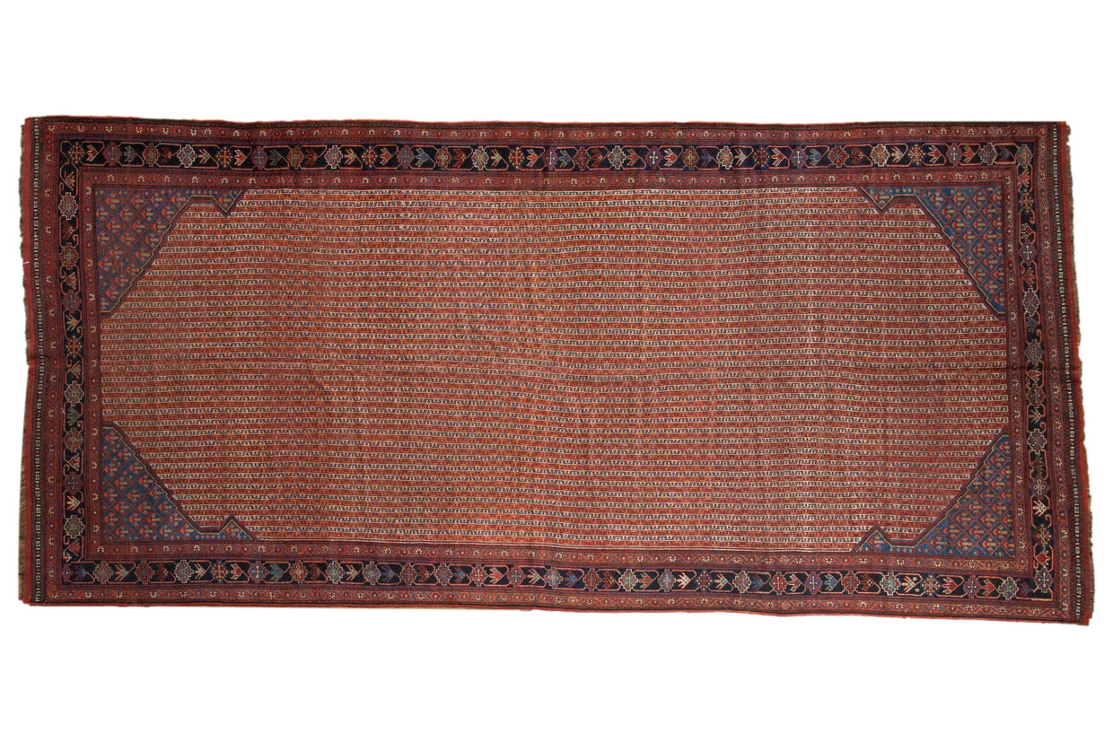 6.5x13.5 Antique Qashqai Rug Runner