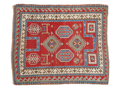 3.5x4.5 Antique Kazak Square Rug