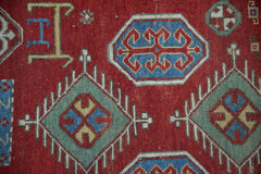 3.5x4.5 Antique Kazak Square Rug