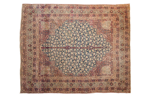 9x11 Antique Kermanshah Carpet