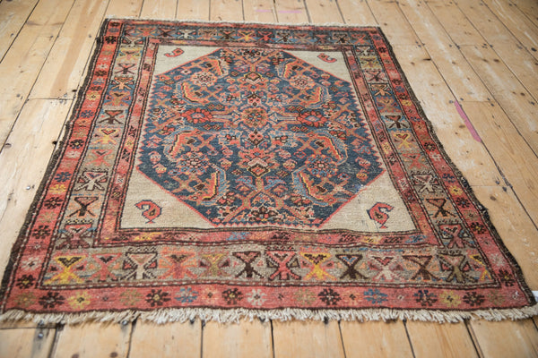 Antique Hamadan Square Rug // ONH Item: ct001647, Image 6