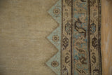 Worn knot heads of the camel field beside a partial serpent geometric border.