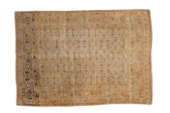 4x6 Antique Distressed Tabriz Rug