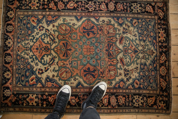 Antique Farahan Sarouk Square Rug // ONH Item: ct001678, Image 1