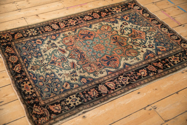 Antique Farahan Sarouk Square Rug // ONH Item: ct001678, Image 5