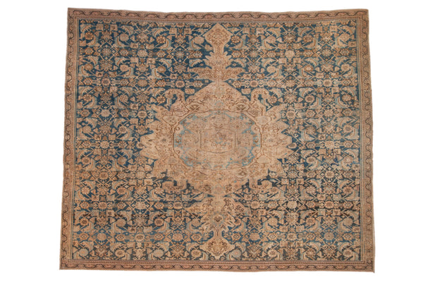 Antique Distressed Fragment Hamadan Carpet // ONH Item: ct001684