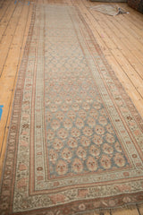 3x13.5 Antique Distressed Bijar Rug Runner