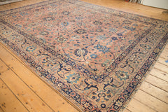 9x11.5 Antique Tea Washed Kerman Carpet