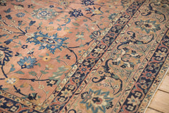9x11.5 Antique Tea Washed Kerman Carpet