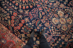 10.5x18.5 Vintage Mohajeran Sarouk Carpet