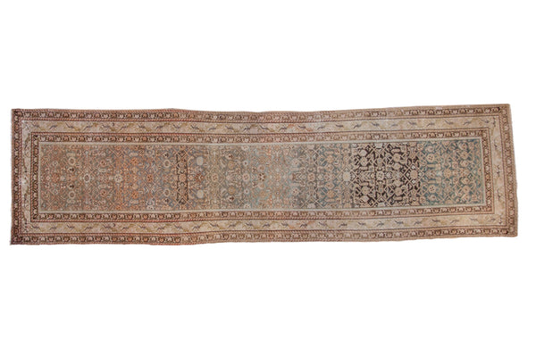 Antique Distressed Malayer Rug Runner // ONH Item: ct001695