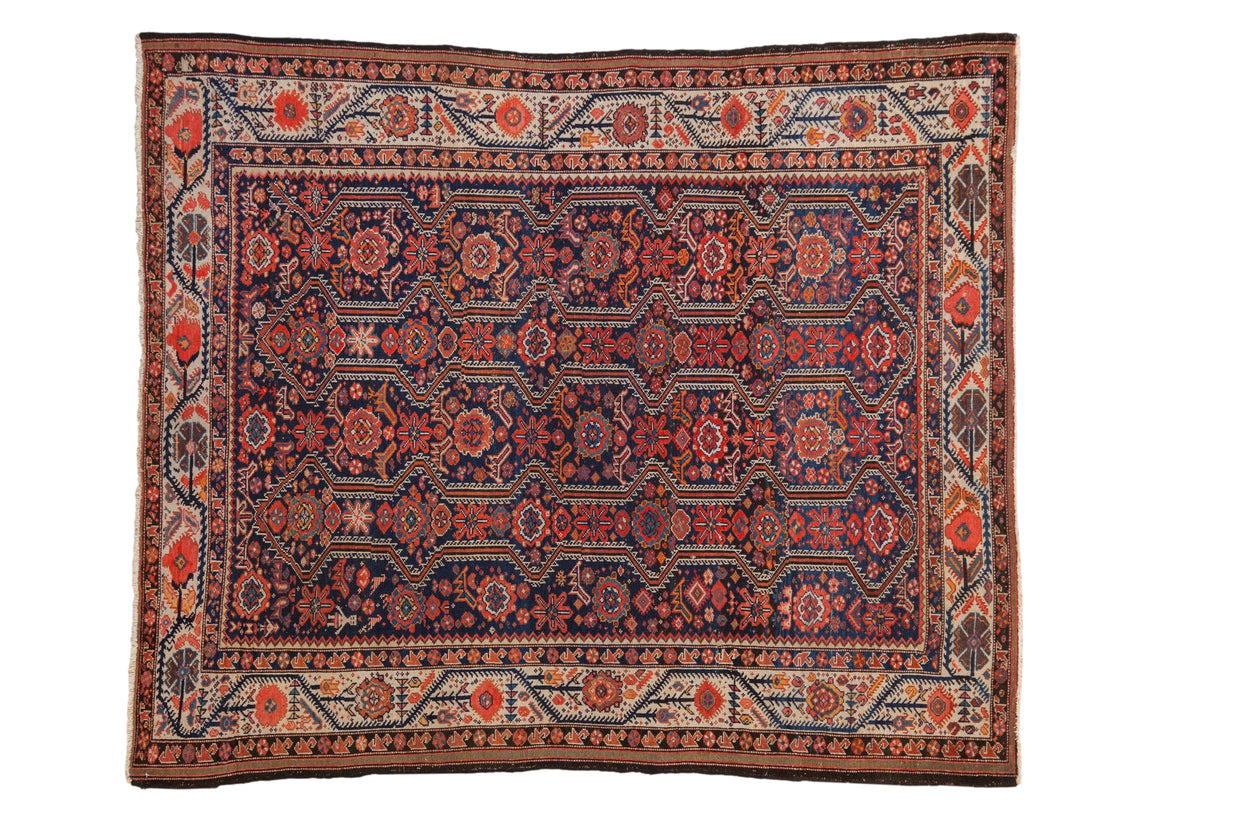 5.5x6.5 Antique Fine Malayer Carpet