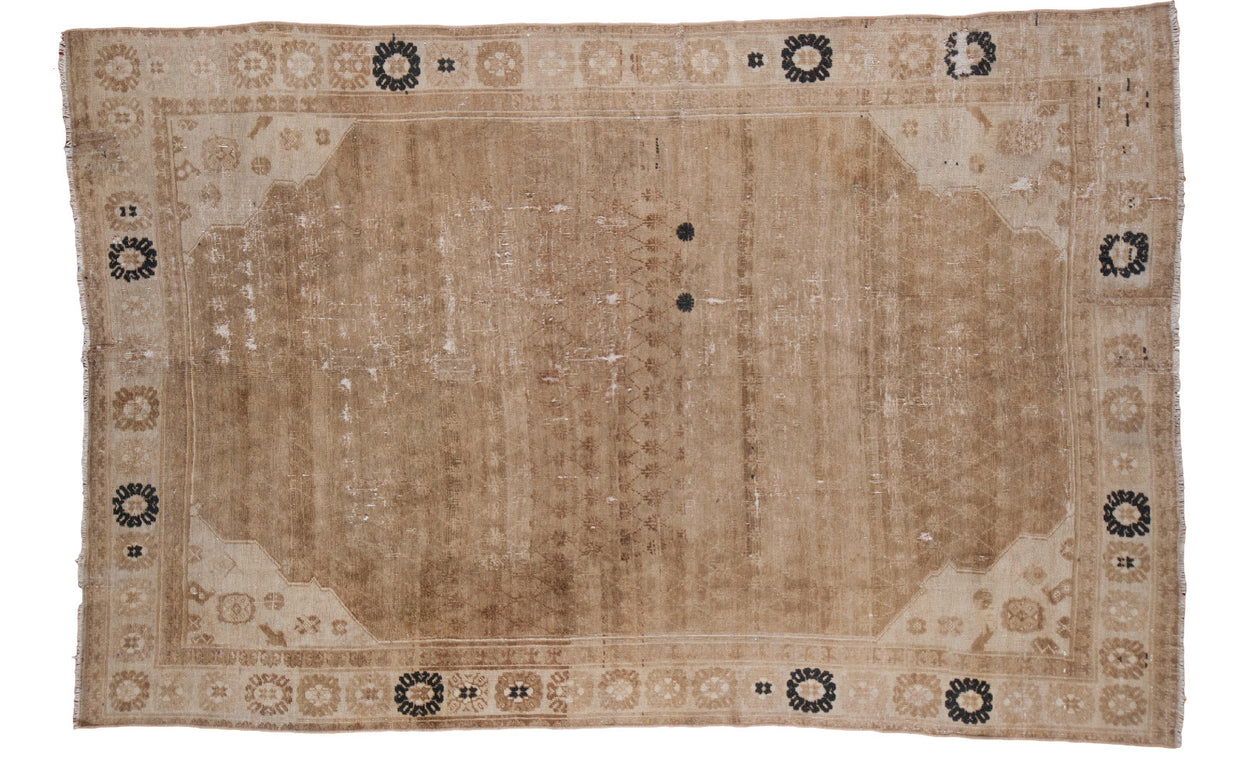 7x10 Vintage Oushak Carpet // ONH Item ee001116