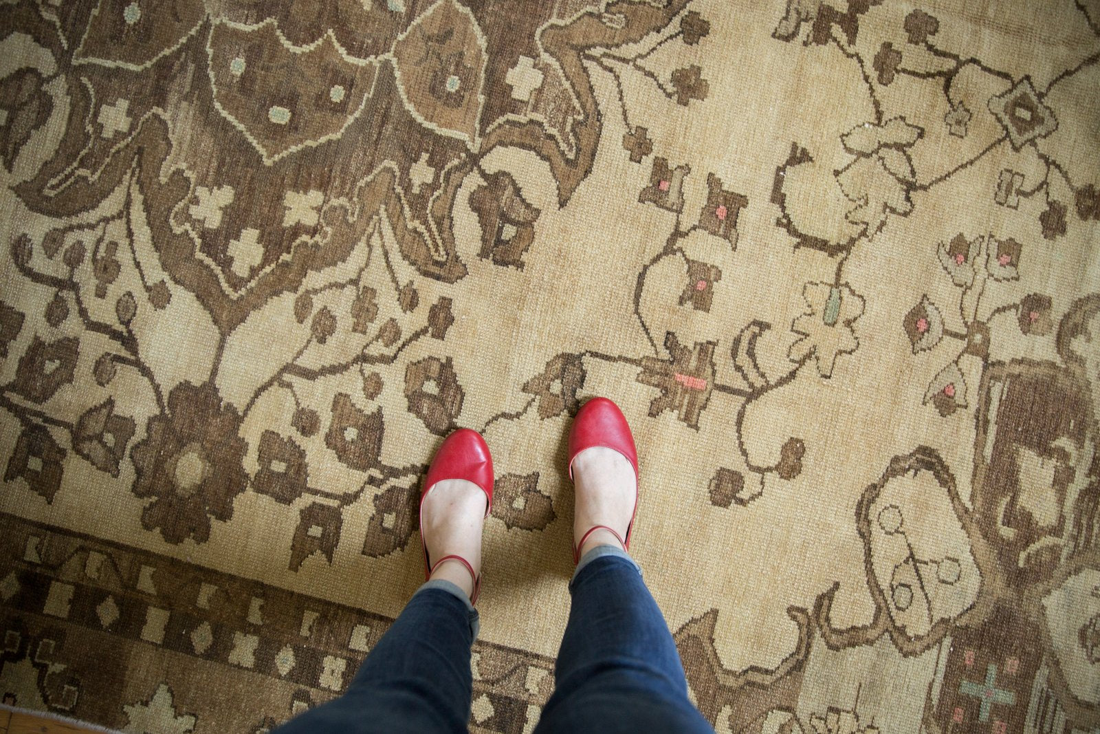  Vintage Oushak Carpet / Item ee001118 image 2