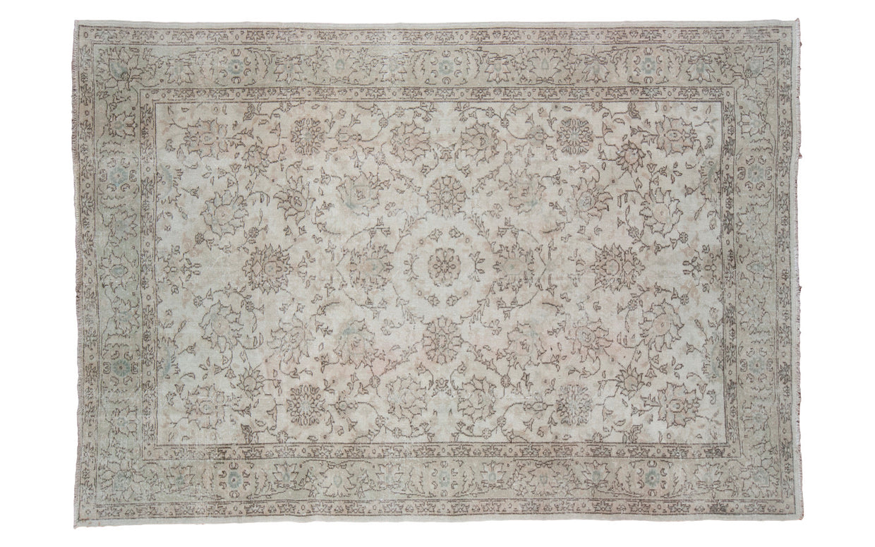 7.5x10.5 Vintage Oushak Carpet // ONH Item ee001128