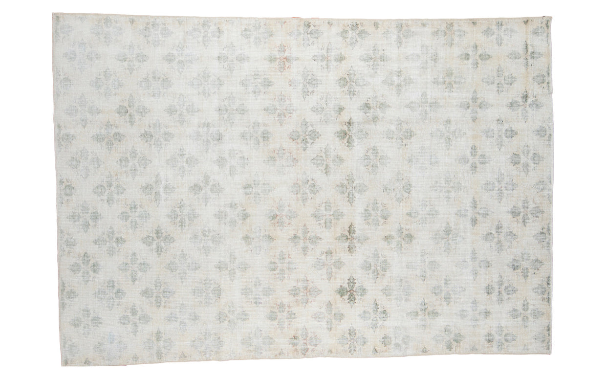 7x10.5 Distressed Oushak Carpet // ONH Item ee001132