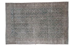 7x10.5 Distressed Oushak Carpet // ONH Item ee001141