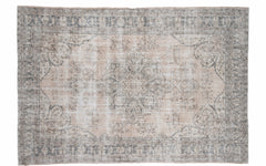 7.5x11 Distressed Oushak Carpet // ONH Item ee001165
