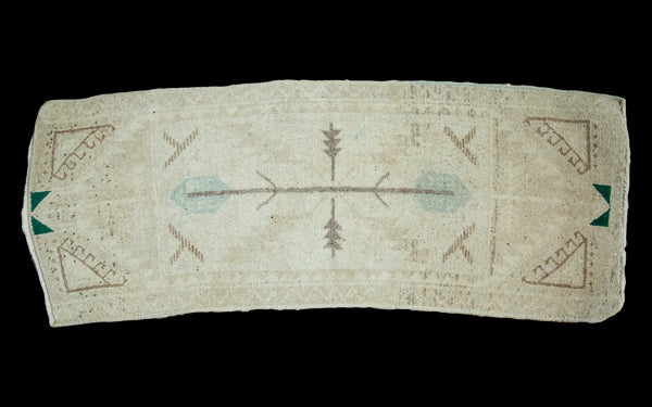 1.5x3.5 Vintage Oushak Runner // ONH Item ee001186