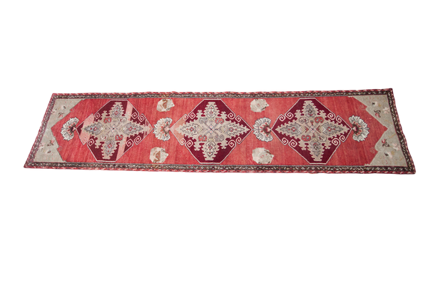 2.5x10 Vintage Oushak Runner // ONH Item ee001193