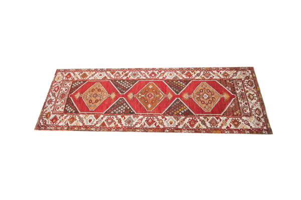 3.5x10 Vintage Oushak Runner // ONH Item ee001195