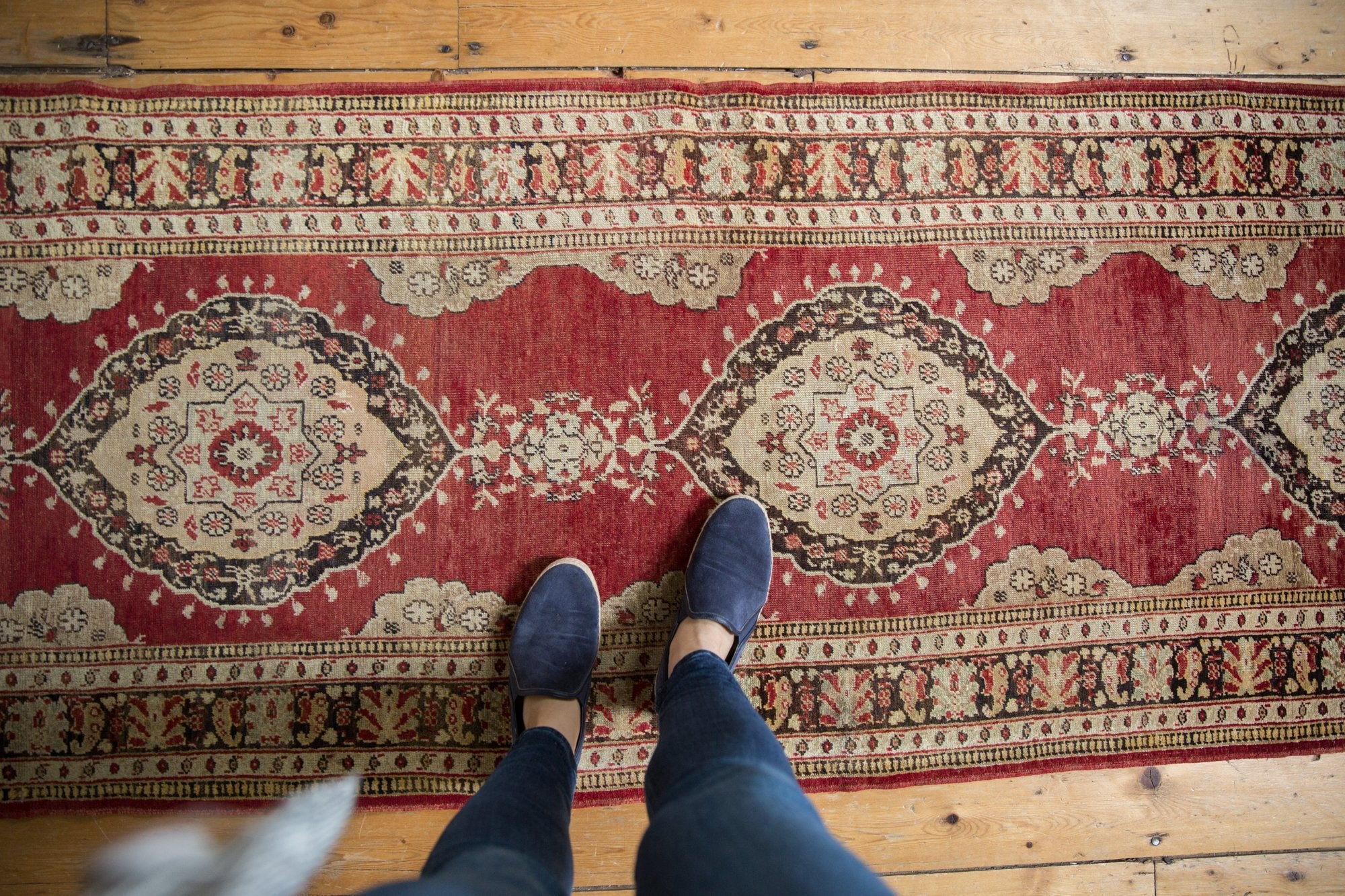 3x9 Vintage Oushak Runner // ONH Item ee001198 Image 1